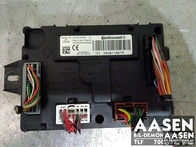 Sikringsboks til Renault Captur, 2013-2020 (Type I) (CONTINENTAL|284B11867R)