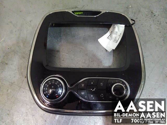 Varmeapparat betjening til Renault Captur, 2013-2020 (Type I) (VALEO|275108796R)