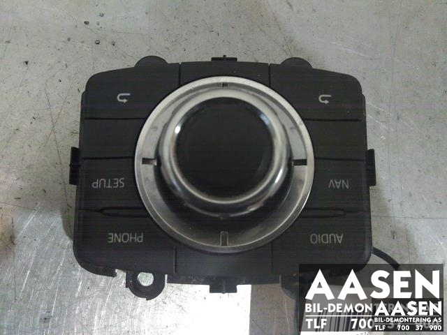 Bilstereo navigasjon betjeningspanel til Mazda 6, 2013-2015 (Type III, Fase 1)  (GKL166CHOB)