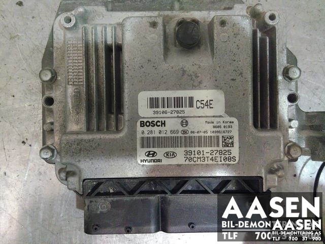 Styreenhet motor til Hyundai Santa Fe, 2006-2009 (Type II, Fase 1)  (BOSCH|39101-27825)