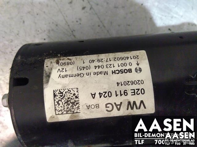 Starter diesel til VW Caddy 2010-2015 (Type III, Fase 2)  (BOSCH|02E911024A|0001123044|)