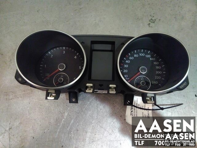 Instrumentpanel til VW Golf VI, 2008-2012  (5K0920872A)
