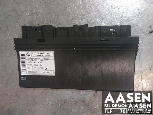 Styreenhet comfort (BCM) til BMW 5-Serie, 2003-2010 (E60/E61) (E60/E61) (SIEMENS|61 35 6 978 713)