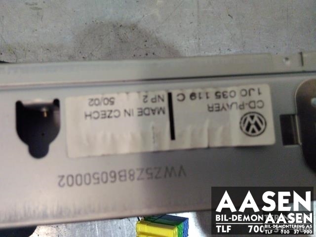 Bilstereo til VW Passat 2001-2005 (B5,3BG) (B5,3BG) (1J0035119C|)