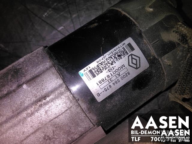 Starter diesel til Renault Scenic 2003-2009 (Type II)  (MITSUBISHI|8200584675-B|)