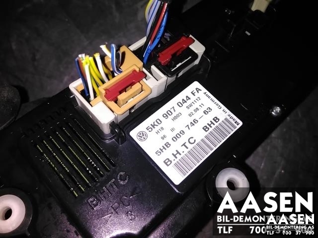 Varmeapparat betjening til VW Golf VI 2008-2012  (5K0907044FA|)