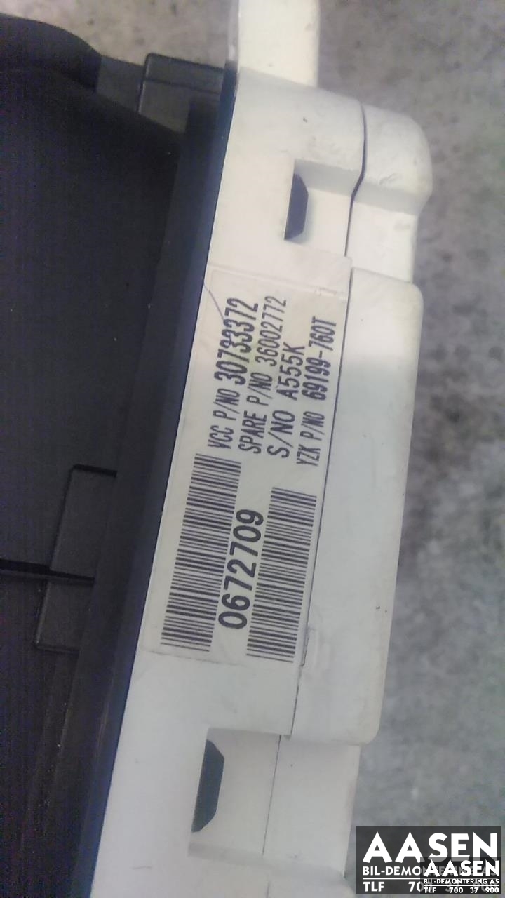 Instrumentpanel til Volvo C30 2010-2012 (Fase 2) (30733372|)