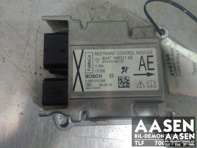 Airbag elektronikk til Ford Kuga, 2008-2012 (Type I) (BOSCH|8V4T14B321AE)
