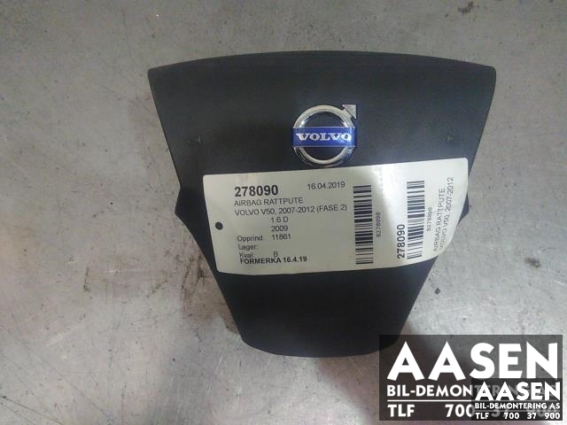 Airbag rattpute til Volvo V50 2007-2012 (Fase 2) (AUTOLIV|8623347|)