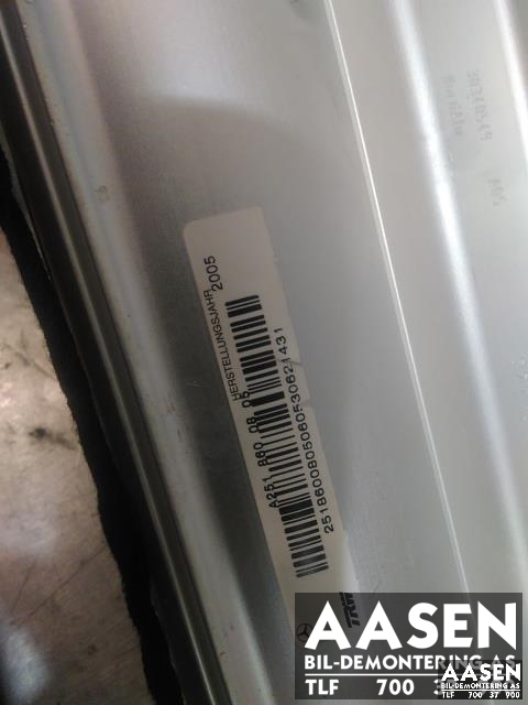 Airbag passasjer til Mercedes R-Klasse 2006-2013 (W251) (W251) (TRW|2518600805|)
