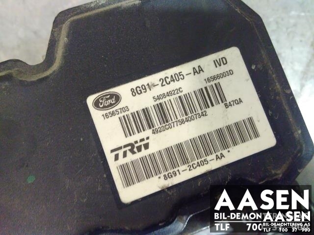 ABS sentral til Ford Mondeo 2007-2010 (Type IV, Fase 1)  (TRW|8G91-2C405-AA|1762179|)