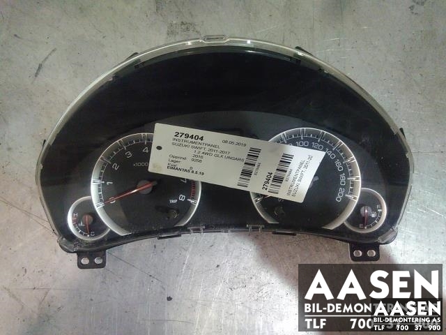Instrumentpanel til Suzuki Swift, 2011-2017 (34110-78PG3)