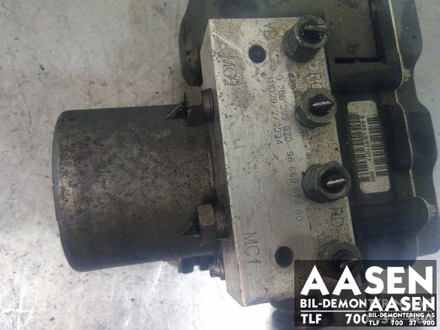 ABS sentral til Peugeot 308 2011-2013 (Type I, Fase 2) (BOSCH|9666957480|0265252070|)