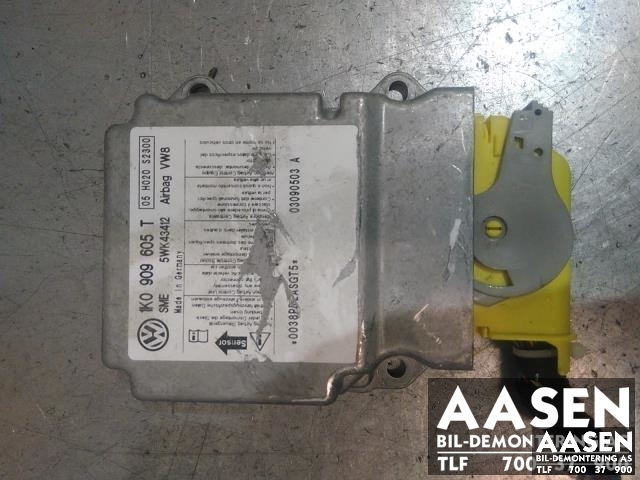 Airbag elektronikk til Škoda Octavia 2009-2013 (Type II, Fase 2) (1K0909605T|)