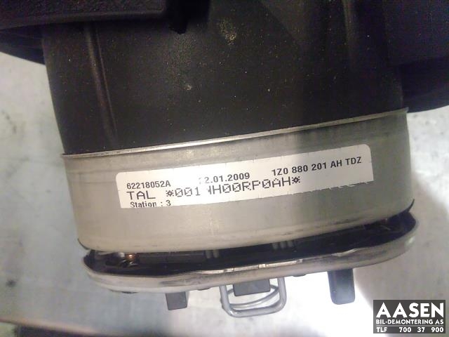 Airbag rattpute til Škoda Octavia 2009-2013 (Type II, Fase 2) (1Z0880201AHTDZ|)