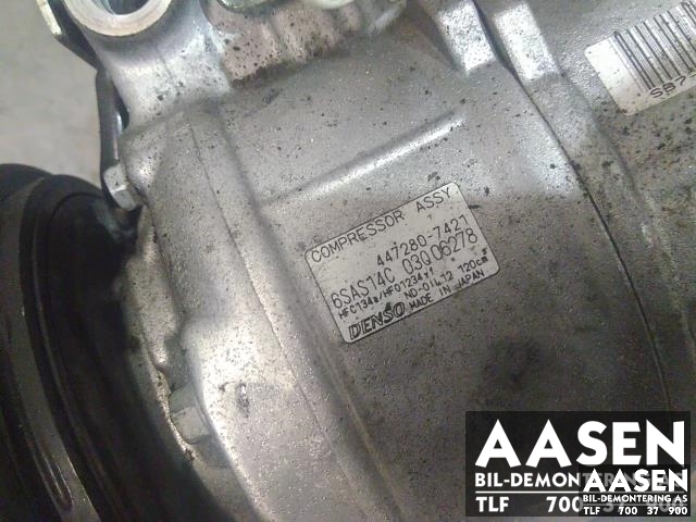 Aircondition kompressor til Mercedes B-Klasse 2011-2018 (W246) (W246) (DENSO|A 003 830 44 60|)