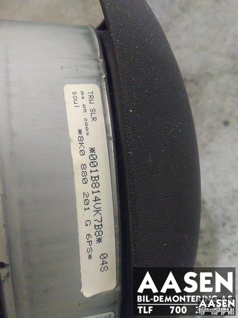Airbag rattpute til Audi A5 2007-2016 (Type I)  (8K0880201G|)