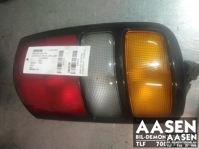 Baklykt venstre til Chevrolet Tahoe 2001-2005 (Type II)  