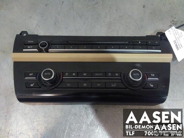 Varmeapparat betjening til BMW 5-Serie 2010-2017 (F10/F11) (F10/F11) (61 31 9 328 425|)
