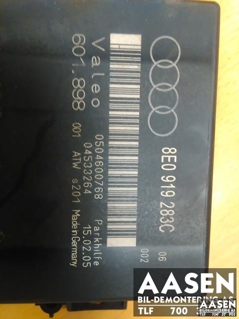 Styreenhet diverse til Audi A4 2004-2008 (Type III) (B7) (B7) (8E0919283C|)