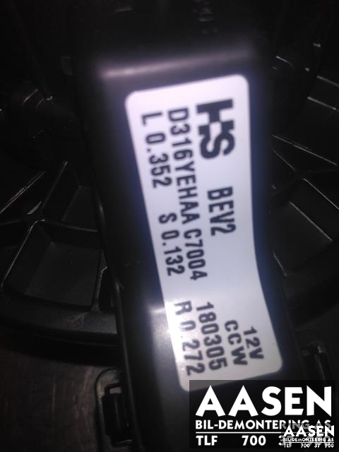 Varmeapparat motor til Opel Ampera-e 2017-->> (Type II)  (42341642|)