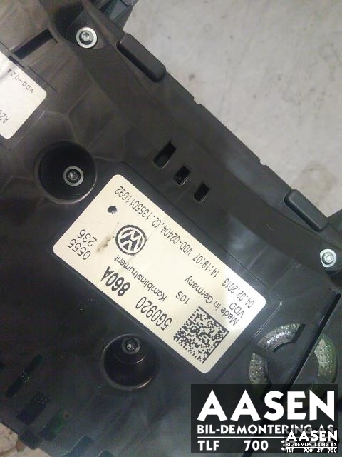 Instrumentpanel til VW Golf VII 2012-2017 (Fase 1)  (5G0920860A|)