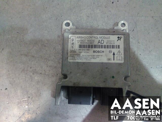 Airbag elektronikk til Ford S-Max, 2006-2010 (Type I, Fase 1) (BOSCH|6M2T14B056AD)