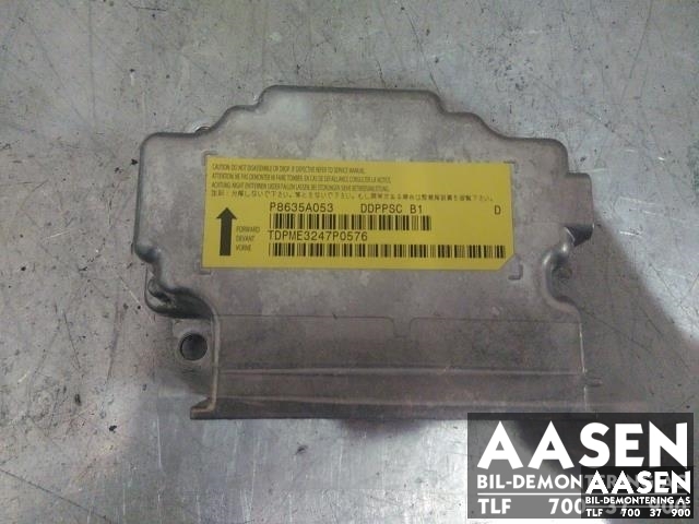 Airbag elektronikk til Mitsubishi Outlander, 2007-2010 (Type II, Fase 1) (P8635A053)