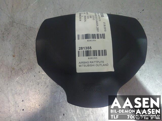 Airbag rattpute til Mitsubishi Outlander, 2007-2010 (Type II, Fase 1) (7030A088XA)
