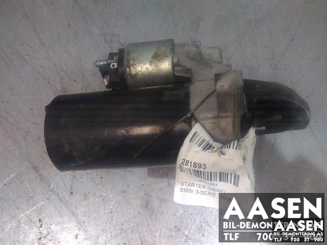 Starter diesel til BMW 3-Serie, 2005-2011 (E90/E91/E92/E93) (E90/E91/E92/E93) (BOSCH|12 41 7 798 035)