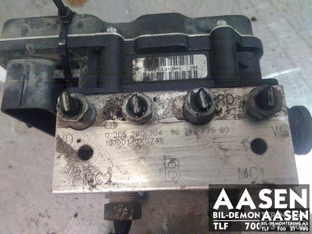 ABS sentral til Peugeot 3008 2009-2016 (Type I) (BOSCH|9674677580|0265230304|)