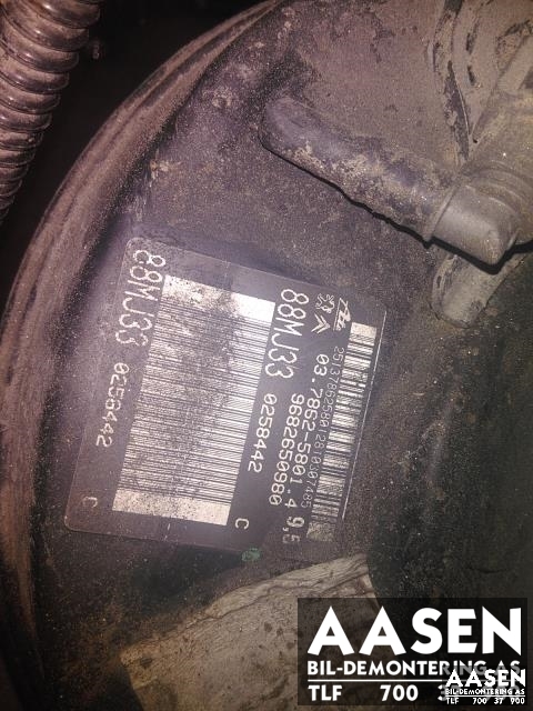 Bremsekraft-forsterker til Peugeot 3008 2009-2016 (Type I)  (ATE|9682650980|)