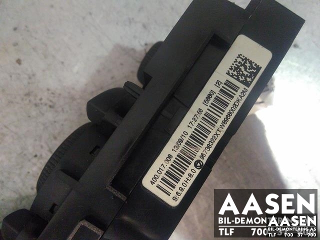 Varmeapparat betjening til Peugeot 3008 2009-2016 (Type I)  (BEHR|96738322XT|)