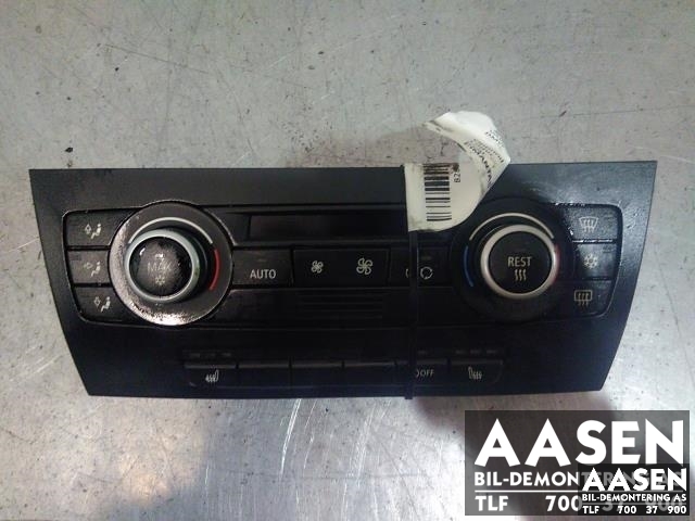 Varmeapparat betjening til BMW 3-Serie, 2005-2011 (E90/E91/E92/E93) (E90/E91/E92/E93) (64 11 9 199 260)