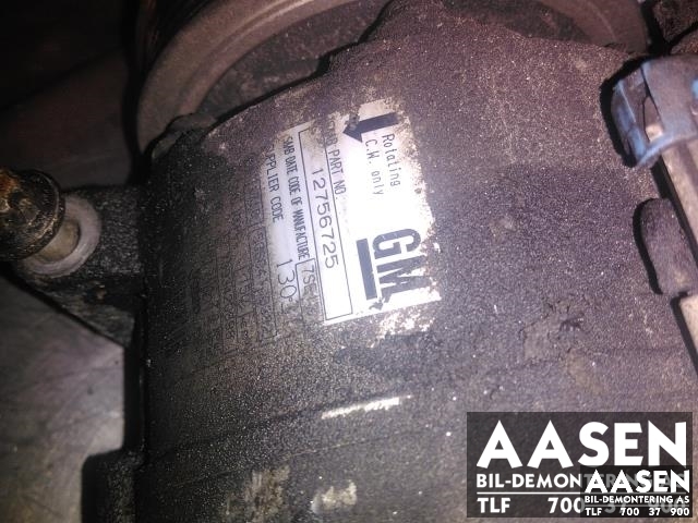 Aircondition kompressor til Saab 9-5 2006-2010 (Type I, Fase 3) (VALEO|12756725|)
