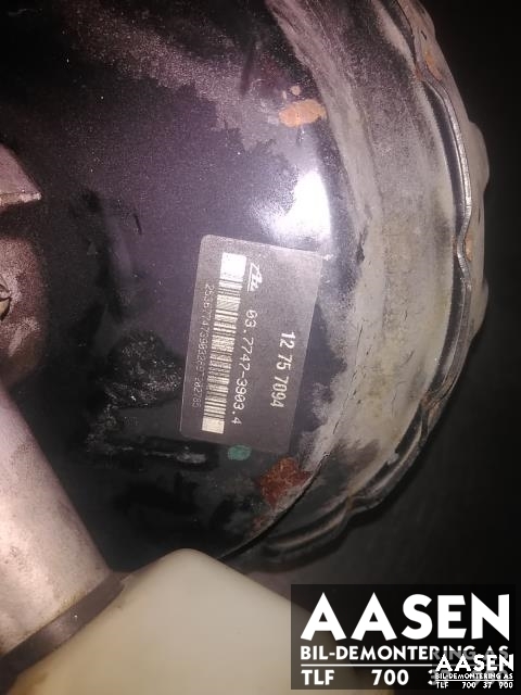 Bremsekraft-forsterker til Saab 9-5 2006-2010 (Type I, Fase 3)  (ATE|12757094|)