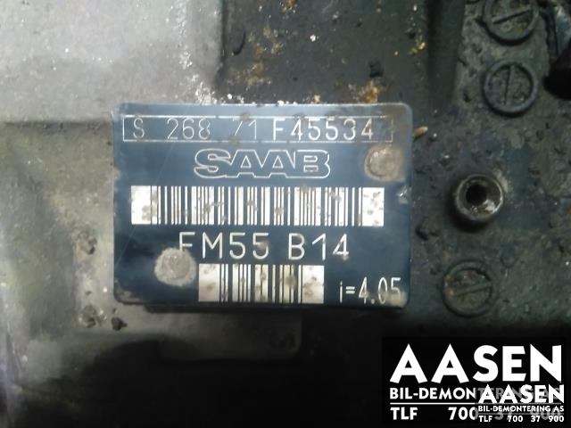 Girkasse manuell til Saab 9-5 2006-2010 (Type I, Fase 3)  (FM55 B14|)