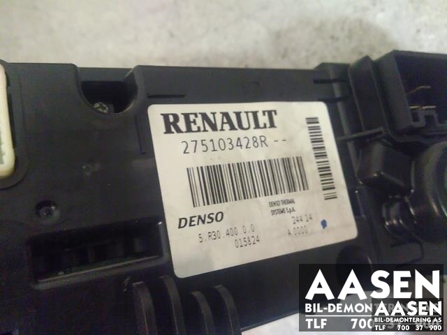 Varmeapparat betjening til Mercedes Citan 2012-2021 (W415) (W415) (DENSO|275103428R|)