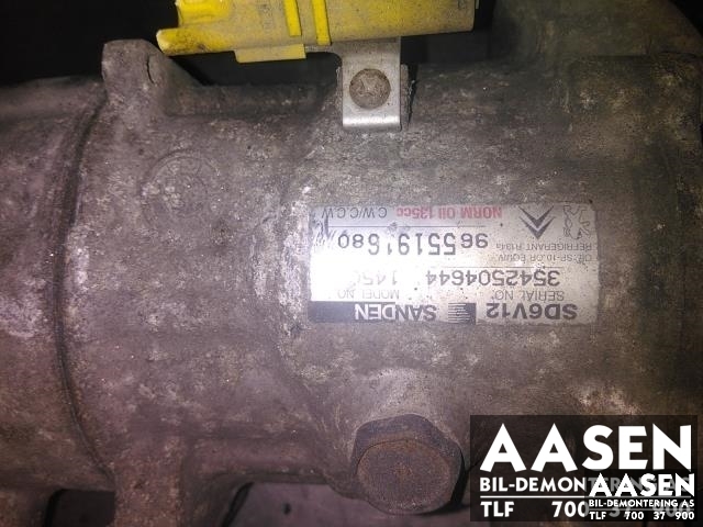 Aircondition kompressor til Citroën C3 2002-2009 (Type I)  (SANDEN|9655191680|)