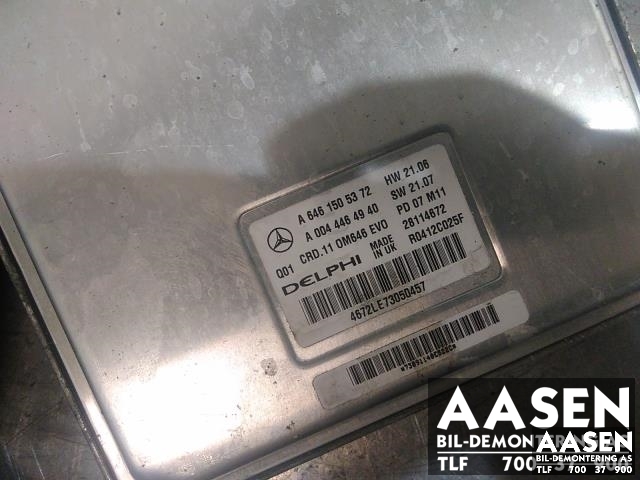 Styreenhet motor til Mercedes E-Klasse 2006-2009 (Fase 2) (W211) (W211) (DELPHI|A6461505372|)