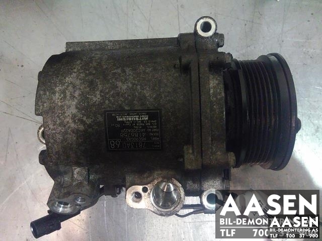 Aircondition kompressor til Mitsubishi Outlander 2007-2010 (Type II, Fase 1) (MITSUBISHI|7813A068|)