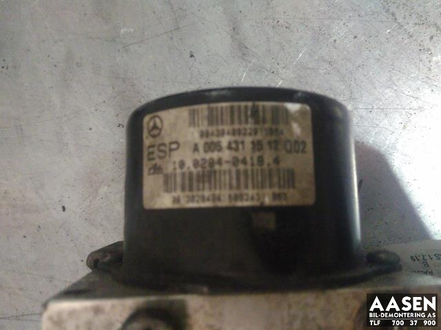ABS sentral til Mercedes C-Klasse 2004-2007 (Fase 2) (W203) (W203) (ATE|A03454570323|A0054311512|)