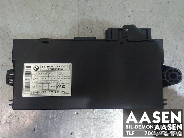 Styreenhet diverse til BMW 3-Serie, 2005-2011 (E90/E91/E92/E93) (E90/E91/E92/E93) (SIEMENS|61 35 9 395 657)