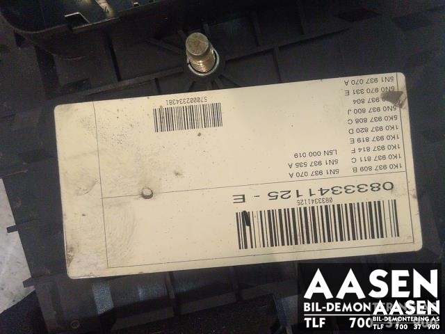 Sikringsboks til VW Tiguan 2007-2011 (Type I, Fase 1) (1K0937809B|)