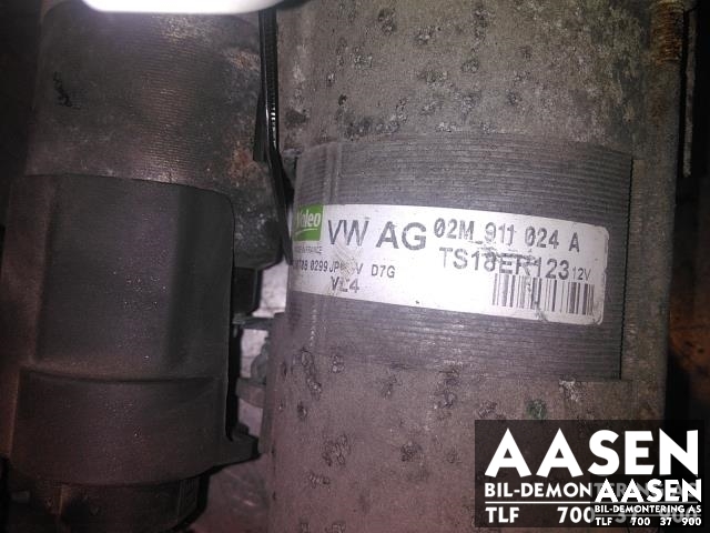 Starter diesel til VW Tiguan 2007-2011 (Type I, Fase 1)  (VALEO|02M 911 024 A|)
