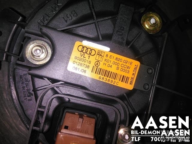 Varmeapparat motor til Audi A4 2004-2008 (Type III) (B7) (B7) (VALEO|8E1820021E|)