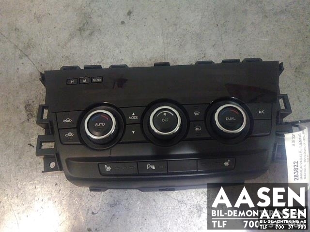 Varmeapparat betjening til Mazda 6, 2013-2015 (Type III, Fase 1)  (GHS461190J)