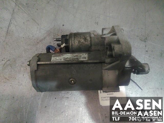 Starter diesel til Peugeot Partner 2015-2019 (Type II, Fase 2) (VALEO|96 628 541 80|)