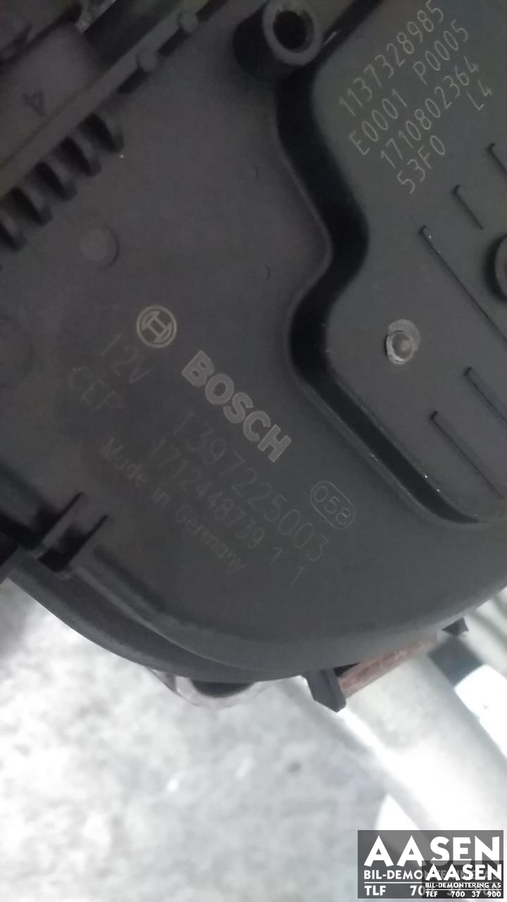 Viskermotor frontrute komplett m/overføring til Peugeot 3008 2016-->> (Type II)  (BOSCH|98 247 624 80|)