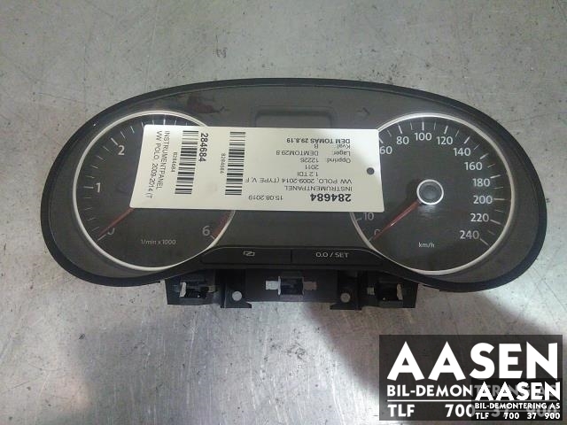 Instrumentpanel til VW Polo 2009-2014 (Type V, Fase 1) (6R0920861H|)